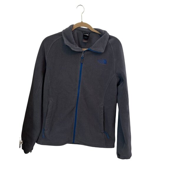 Retro The North Face Men's Y2K Monochrome Full Zip Fleece SZ Small - Picture 1 of 6
